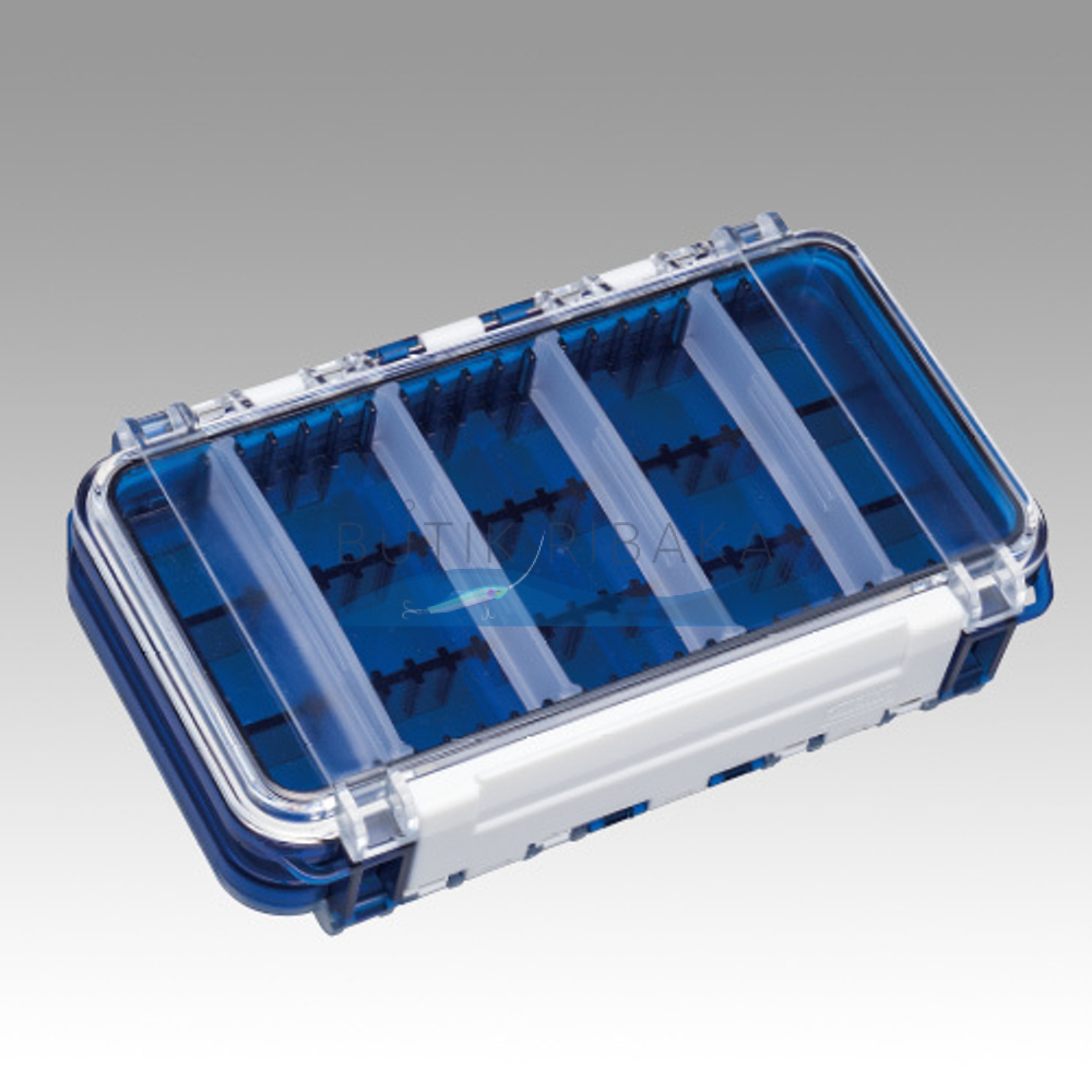 Коробка для приманок двухсторонняя Meiho Waterproof Case WG Blue